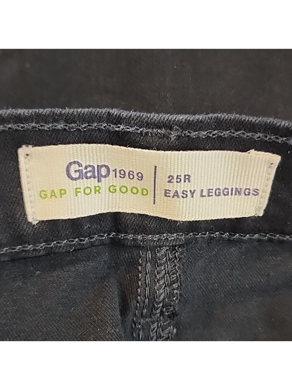 NWT Gap Easy Leggings Black, Size 25R - Picture 13 of 15